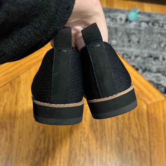 *EILEEN FISHER* Black Embrace Recycled Stretch Knit Slip-On Loafers Size 9.5 main image 7